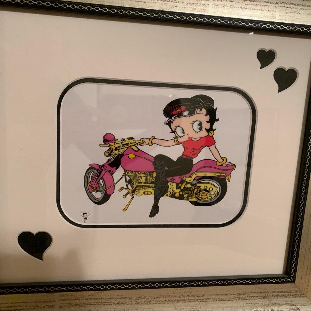 Betty Boop animation art “Motorcycle Mama”